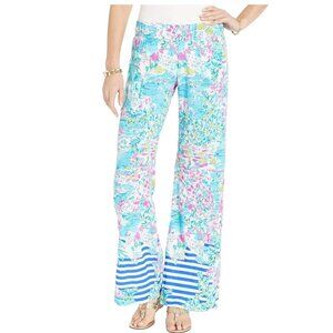 Lilly Pulitzer Bal‎ Harbour Palazzo Pants XXS Costal Classic Preppy